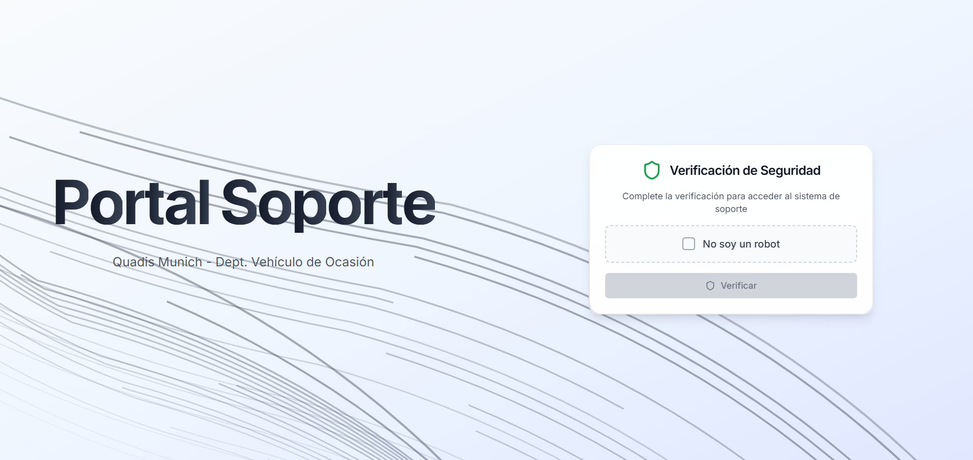 Captura Portal Soporte - controlvo.ovh/soporte